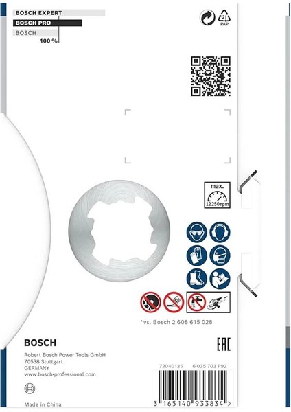 Professional Elmas Kesme Diski, Standart (Evrensel, X-Lock, Delik Çapı: 22,23 Mm, Kesme fırsatları