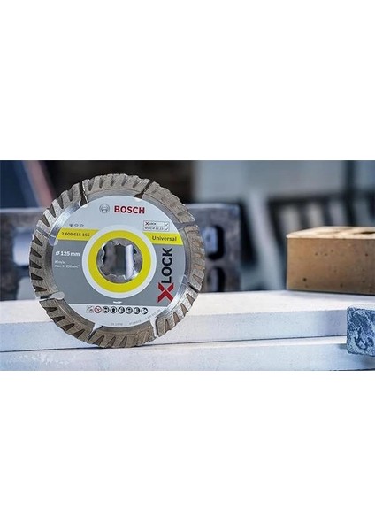 Professional Elmas Kesme Diski, Standart (Evrensel, X-Lock, Delik Çapı: 22,23 Mm, Kesme indirimleri