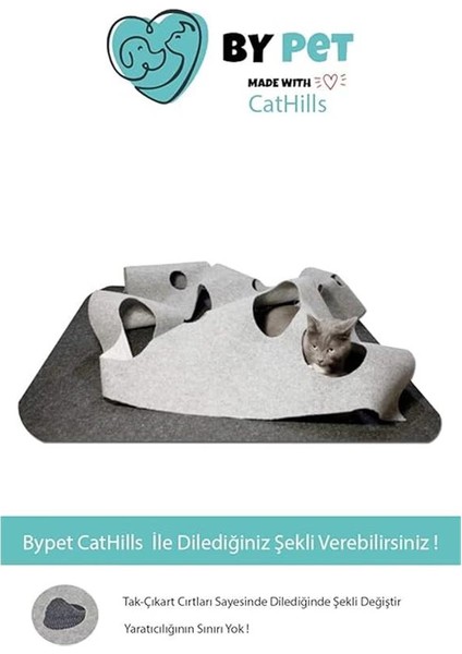 Cathills Interaktif Kedi Tepeleri Oyun Alanı ve Saklanma Tüneli fiyatları