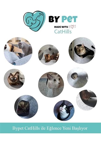 Cathills Interaktif Kedi Tepeleri Oyun Alanı ve Saklanma Tüneli indirimleri