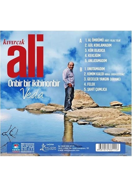 Kıvırcık Ali - Onbir Bir Ikibinonbir/veda - Plak -Lp -My Yonca modelleri