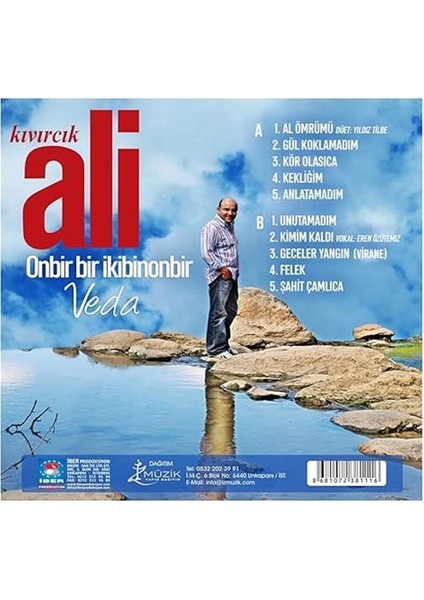 Kıvırcık Ali - Onbir Bir Ikibinonbir/veda - Plak -Lp -My Yonca