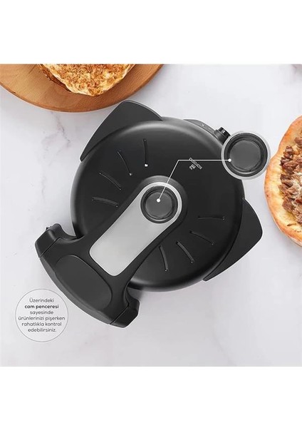 Gastro 10 In1 Pizza Mk. Biodiamond Matte Black New Pizza Makinesi
