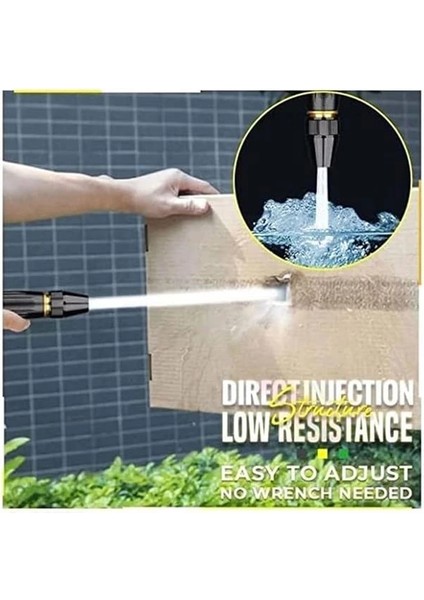 Yüksek Basınçlı Hortum Ucu, Tazyikli Araba Yıkama Su Tabancası, Çok Amaçlı Bahçe Hortum Ucu