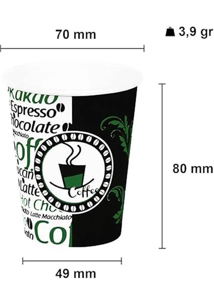 Cup 7 Oz 180 ml Karton Bardak Otomat 300 Adet Kalın Bardak fırsatları