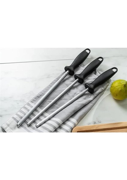 Zwilling Knife Sharpeners Oval Masat, Paslanmaz Çelik, Siyah fırsatları