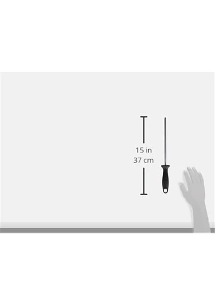 Zwilling Knife Sharpeners Oval Masat, Paslanmaz Çelik, Siyah