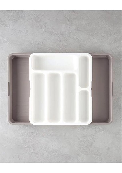 Çift Taraflı Ayarlanabilir Organizer Çekmece Içi Kaşıklık Uzayabilen Çatal Bıçaklık Düzenleyici