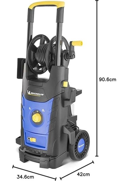 Michelin MPX25EHDS 2500WATT 170BAR Çift Hızlı Profesyonel Basınçlı Yıkama