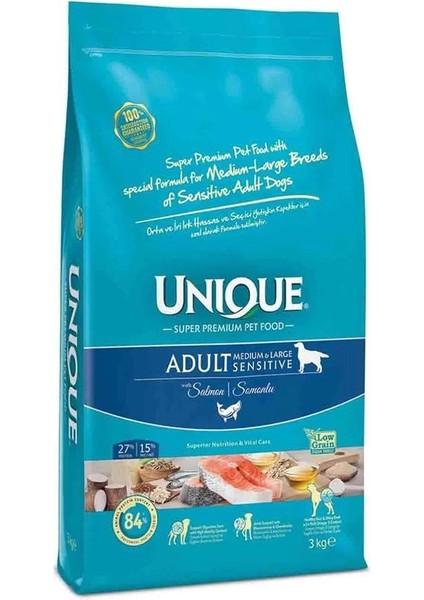Adult M&l Sensitive With Salmon 3 kg