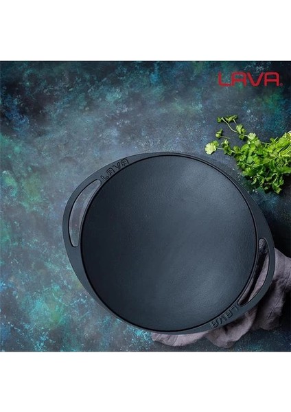 Döküm Kavurma Tavası, Metal Kulplu, 28CM, Siyah fiyatları
