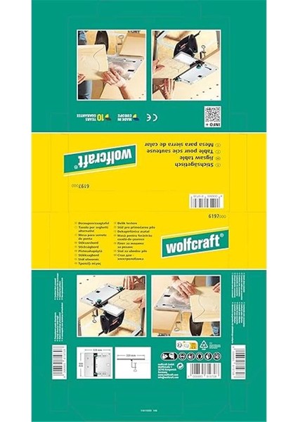 Dekupaj Testere Tezgahı I 6197000 I Dekupaj Testere ile Kesin, Sabit Çalışma Için