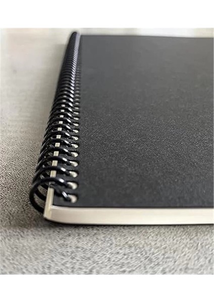 Çizgili Spiralli Not Defteri, A4 Boyut (21X29,7 Cm), 60 Yaprak, 90GR. Ivory Kağıt, Ofis