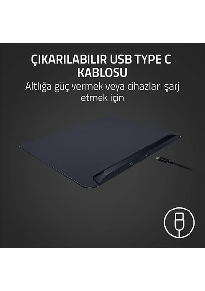 Firefly V2 Pro - Rgb Arkadan Aydınlatmalı Oyun Mouse Matı - Entegre USB Bağlantı Noktası (15 indirimleri