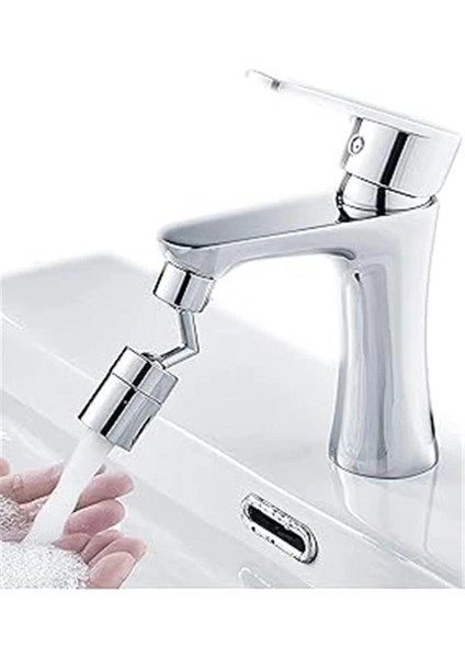 Sıçrama Filtreli 720 Derece Dönen Musluk Başlığı