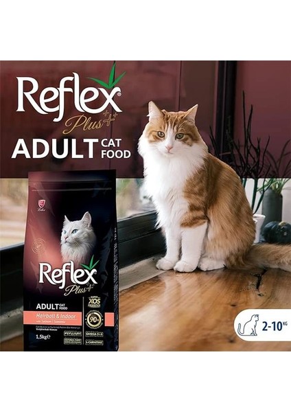 Plus Hairball Somonlu Yetişkin Kedi Maması, 1.5 kg fırsatları