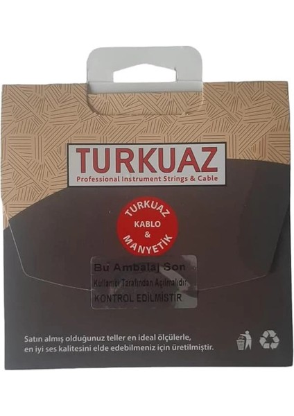 Turkuaz Professional Instrument Strings Bd 420 Uzun Saplı Pyramid Bağlama Teli 0.20 Full Pyramid