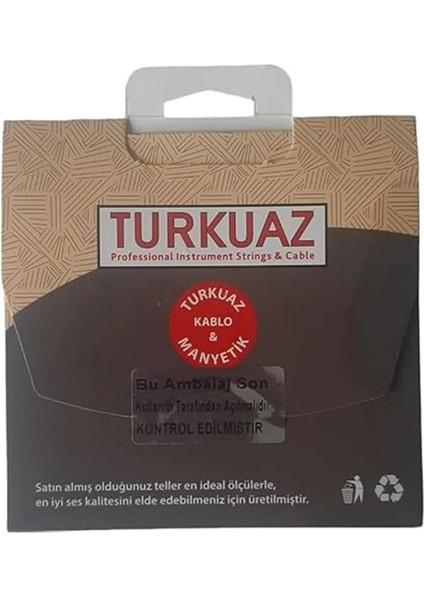 Turkuaz Professional Instrument Strings Bd 420 Uzun Saplı Pyramid Bağlama Teli 0.20 Full Pyramid