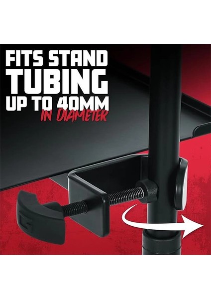 Mikrofon Standı, Clamp-On Utility Shelf 9 Inç x 2 Inç Yüzey 10 Pound Taşıma modelleri
