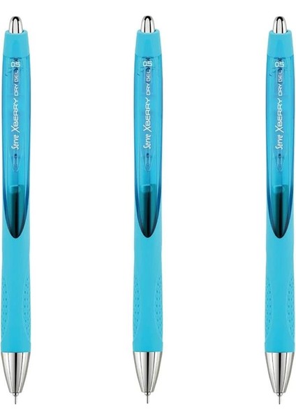 Xberry Jel Kalem 05MM Igne Uc Turkuaz 11 3lu Set