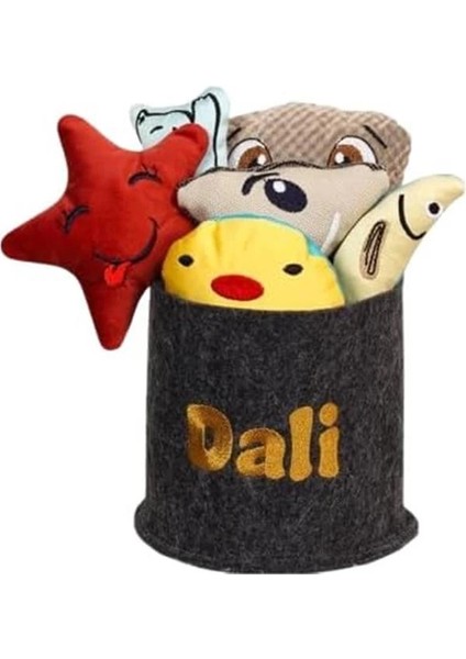 Kediler Için Yumuşak Peluş ve Kumaş Oyuncaklar, Set Halinde Içerisinde Ses ve Kedi Naneli, Stres