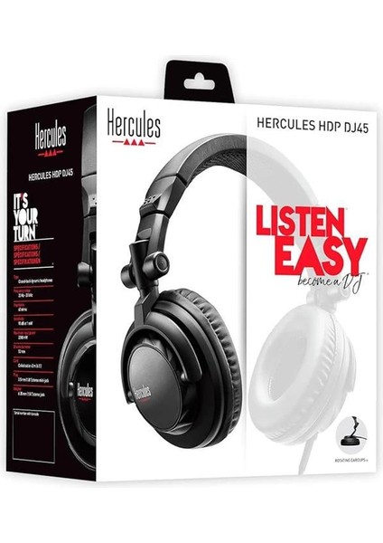 Hdp DJ45 – 40 mm Sürücülere, Rahat Kulak Üstü Tasarıma ve Ayarlanabilir Özelliklere Sahip