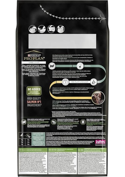 Liveclear Somonlu Kısırlaştırılmış Kedi Maması 1.4 kg fiyatları