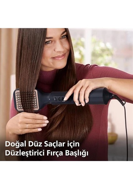 5’i 1 Arada Saç Şekillendirme ve Kurutma Seti, Argan Yağı Seramik Kaplama, Iyonik Bakım, 5