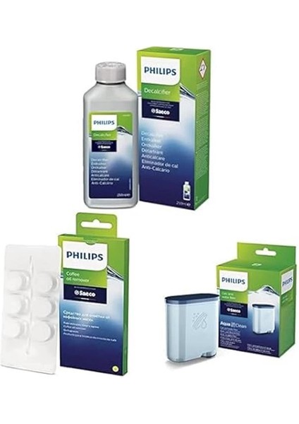 Philips Espresso Makinesi Bakım Seti (3 Ürün) modelleri