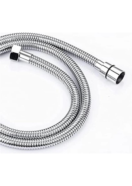 S&m Home Krom Kaplamalı Ip Örgülü Paslanmaz Duş Hortumu 150 cm