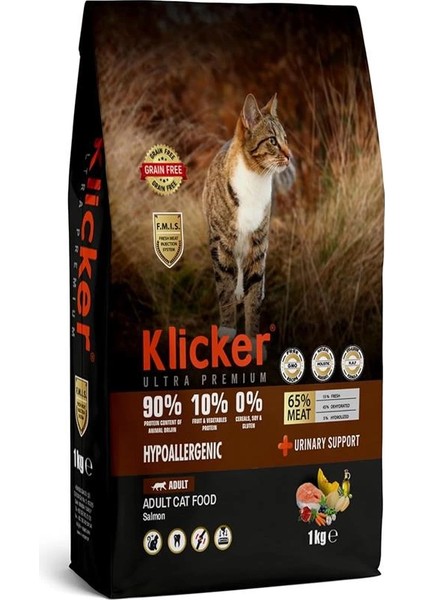 Tahılsız Yetişkin Kedi Maması Somonlu 1kg