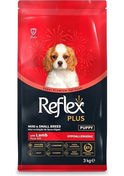 Plus Kuzu Etli Mini ve Küçük Irk Yavru Köpek Maması 3 kg fiyatları