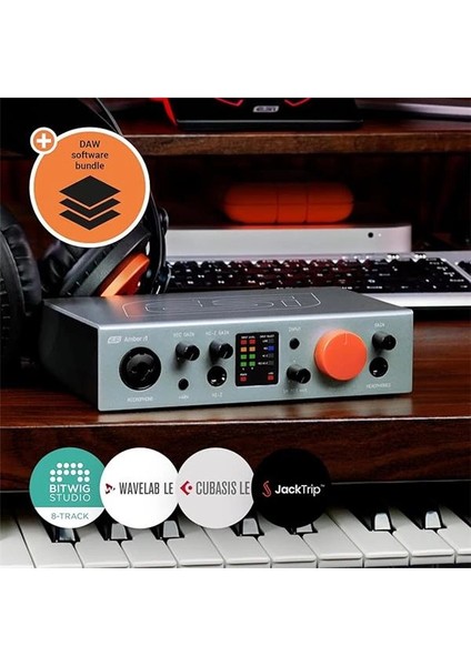 Esi Audio Amber I1 Profesyonel 2-Giriş/2-Çıkış 24-BIT/192KHZ Usb-C Ses Kartı | Mac/pc/ios Uyumlu) fırsatları