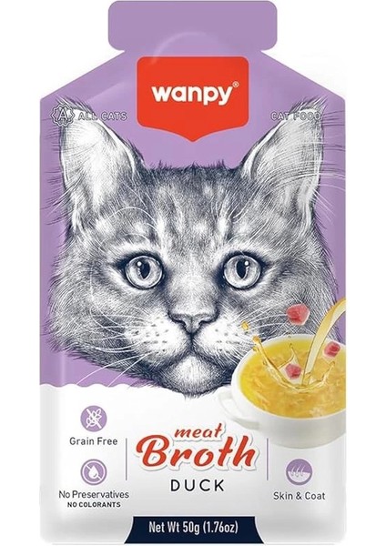 Kediler Için Ördek Eti Çorbası 50G