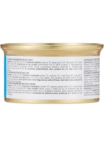 Tonbaliklı Soslu Yetişkin Kedi Konservesi 85 gr fiyatları