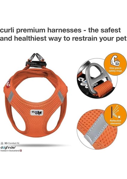 Air-Mesh Köpek Göğüs Tasması Turuncu (Xxs) fiyatları