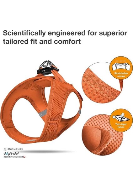 Air-Mesh Köpek Göğüs Tasması Turuncu (Xxs) modelleri