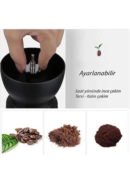 Cam Kahve Değirmeni Öğütücü 2 Hazneli Filtre Kahve modelleri