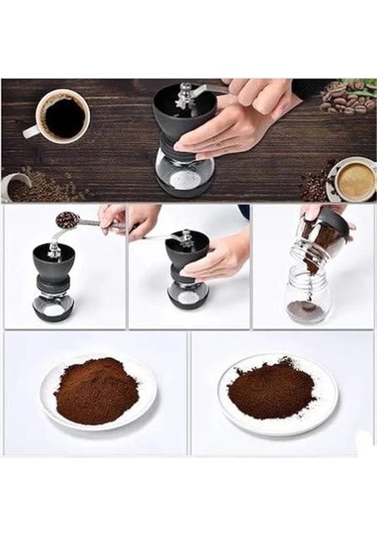 Cam Kahve Değirmeni Öğütücü 2 Hazneli Filtre Kahve fırsatları