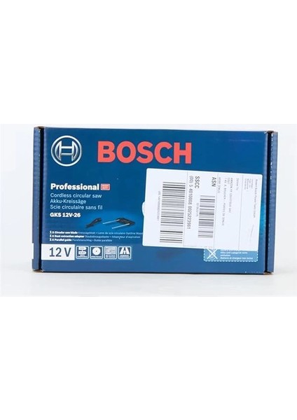 Gks 12V-26 Akülü Daire Testere (12 Volt, Solo, Testere Çapı: 85 Mm, Göbek Çapı: