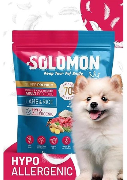 Yetişkin Ufak Irk Kuzu'lu Süper Premium Köpek Maması 1,5 kg Hipoalerjenik - Düşük Tahıllı - fırsatları