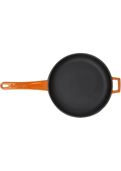 Metal Döküm Kızartma Tavası, 20 Cm, Turuncu modelleri