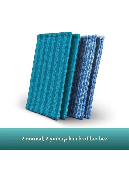 XV1700/01 4 Mikrofiber Ped, Speedpro Max Aqua, Speedpro Aqua, Powerpro Aqua Için modelleri