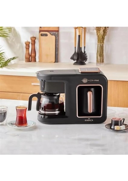 Hatır Plus Mod 5 In 1 Kahve Makinesi Black Copper fiyatları