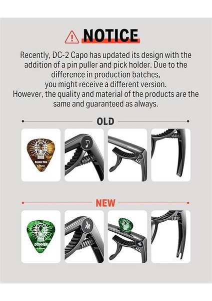 Dc-2 Gitar Capo Akustik ve Elektro Gitar Ukulele Bas Mandolin ve Banjo Için Gitar Seçtikleri fiyatları
