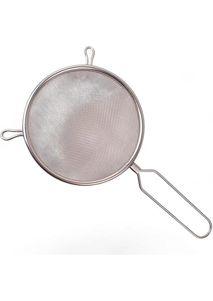 Saplı Paslanmaz Çelik Süzgeç, Büyük Boy Metal Süzgeç 28 * 14 cm - Estetik ve Dayanıklı: fırsatları