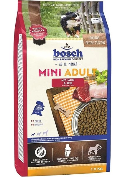Mini Kuzu Etli ve Pirinçli Köpek Maması 3 kg