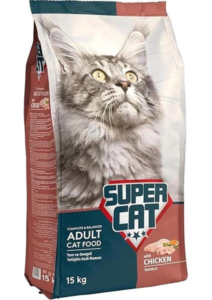 Tavuklu Yetişkin Kedi Maması 15 kg