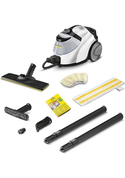 Kärcher Sc 5 Easyfix Iron Plug Buharlı Temizlik Makinesi, 4.2 Bar, 75 M² Temizleme Alanı, Beyaz