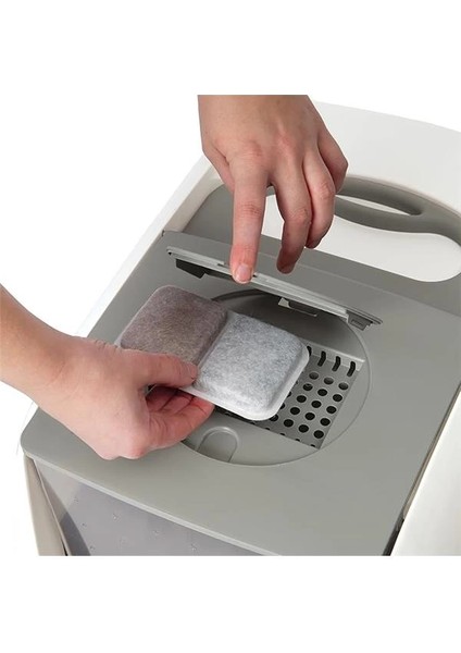 Catit Airsift Çift Etkili Hava Temizleme Pedi, 2'li Paket - Çöp Kutusu Kokularını Körfezde Tutmak fırsatları